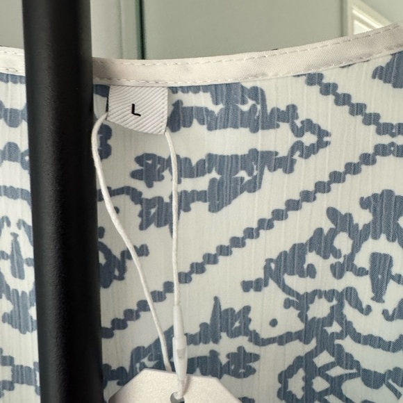 NWT Dark Blue and White Sheath Dress or Beach Cover -Large US - Picture 5 of 8